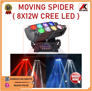 Spider 8X12 CREE LED