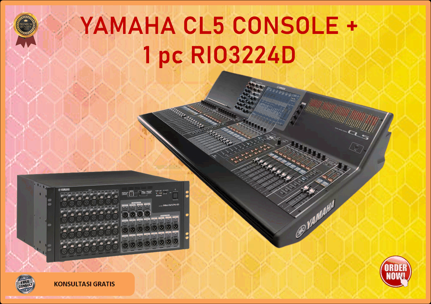 Package Mixer Yamaha CL5