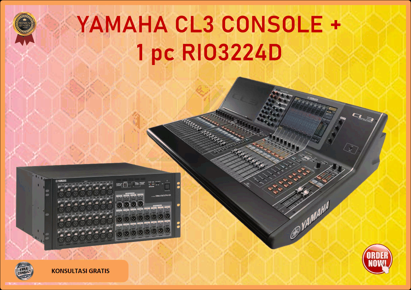 Package Mixer Yamaha CL3